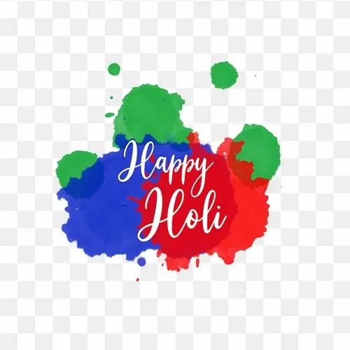 png image of happy holi